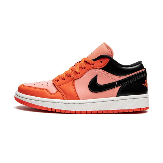 JORDAN 1 LOW ORANGE BLACK